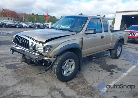 2003 Toyota Tacoma Base V6 from USA, damaged, VIN 5TEWN72N33Z160195